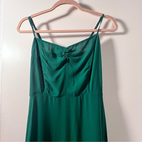 🍭🍭Sale🍭🍭 Reformation Emersyn Dress in Emerald - Picture 14 of 16